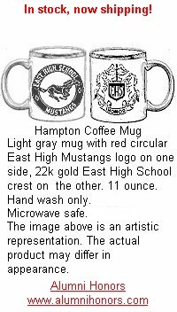 Advertisement: East logo coffee mug - www.alumnihonors.com