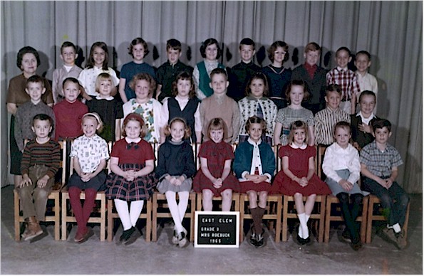 Mrs. Roebuck's 3rd grade class in 1964-65.