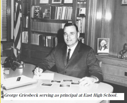 Picture: George Griesbeck serving as principal at East High School.