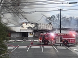 Building that housed Bristol Theater destroyed by fire - Photo WREG