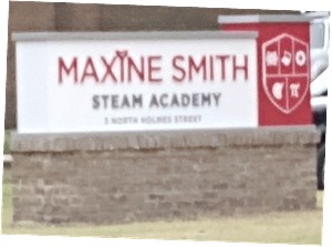 sign: Maxine Smith STEAM Academy